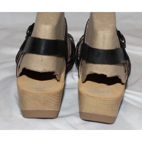 Dansko Tinley Women's Leather Sandals Shoes EU 42 US 11.5-12 BLACK NIB - Picture 7 of 7